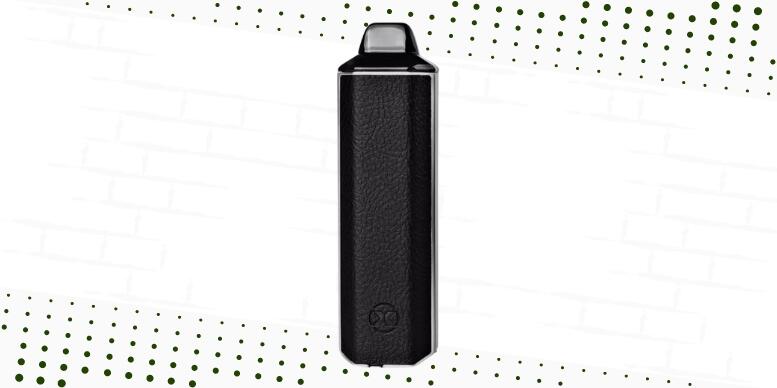vaporizador de ervas Aria da XVape de frente na cor preta