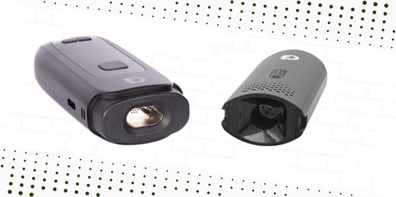 Ambos os vaporizadores com sua câmara a mostra