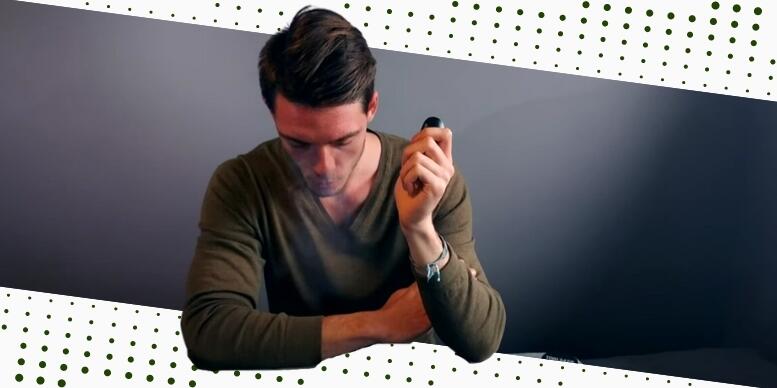 G Pen Dash sendo vaporizado