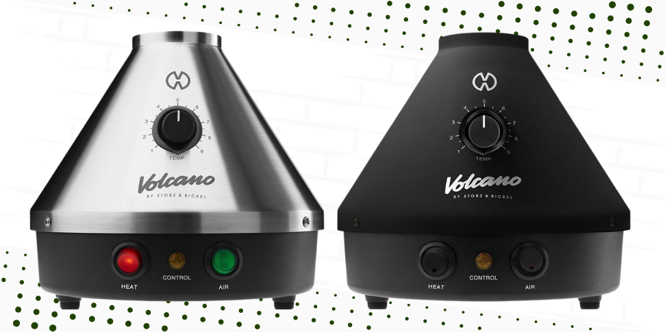 Vaporizador Volcano Hybrid Onyx e Silver