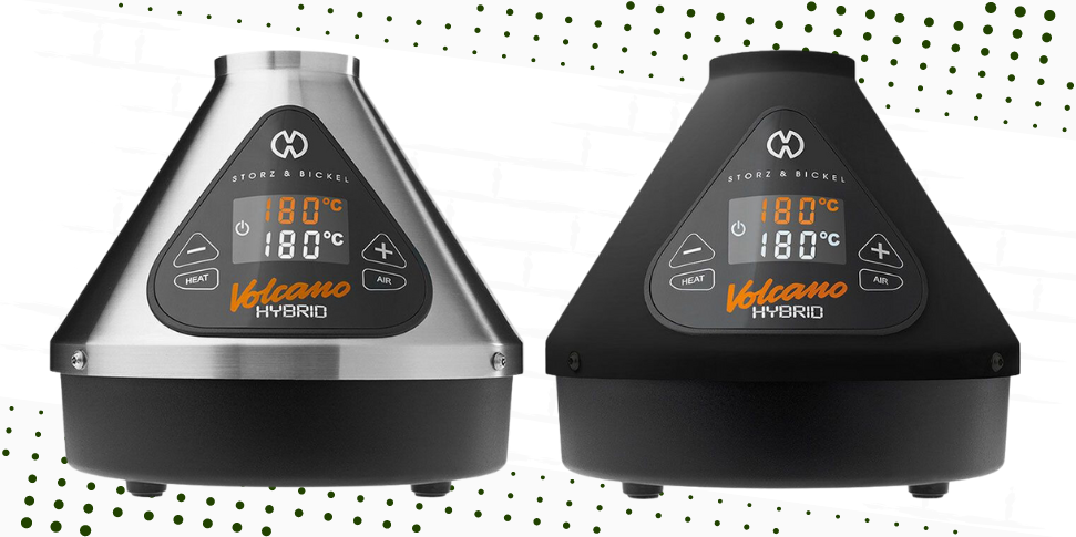 Vaporizador Volcano Classic Onyx e Silver
